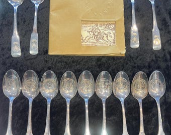 13 Orginial Colonies Spoon Collection
