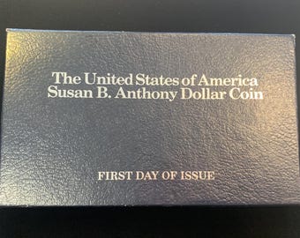 The United States of America Susan B. Anthony Dollar Coin ( First Day of Issue)