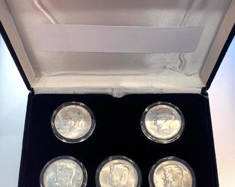 United States Kennedy Half Dollars Coin Set (1965-1969)
