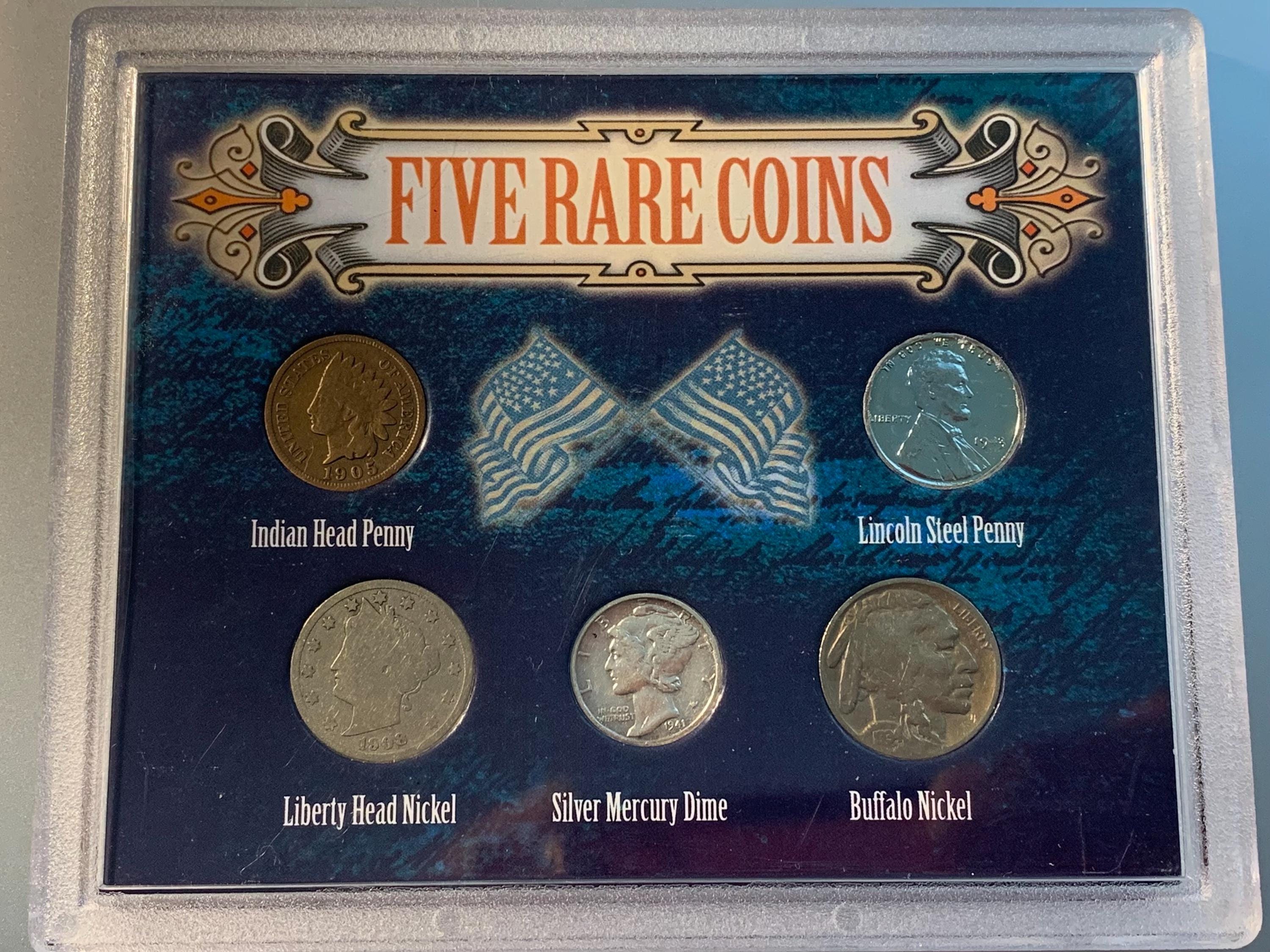 Five Rare Coins Coin Set - Etsy
