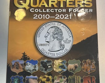 National Park Quarters Collector Folder (2010-2021) Philadelphia Mint