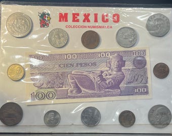 Mexico Coleccion Numismatica Coin Set