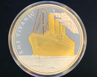 Commemorative RMS Titanic Challenge Coin