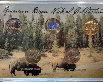 American Bison Nickel Collection Coin Set