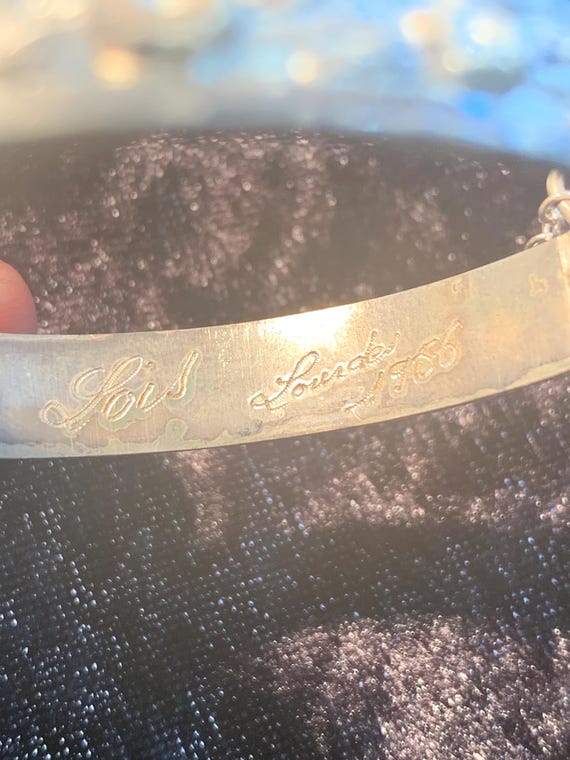 2 PC Lot Silverplated Bangles - image 5