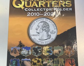 National Park Quarters Collector Folder (2010-2021) Denver Mint