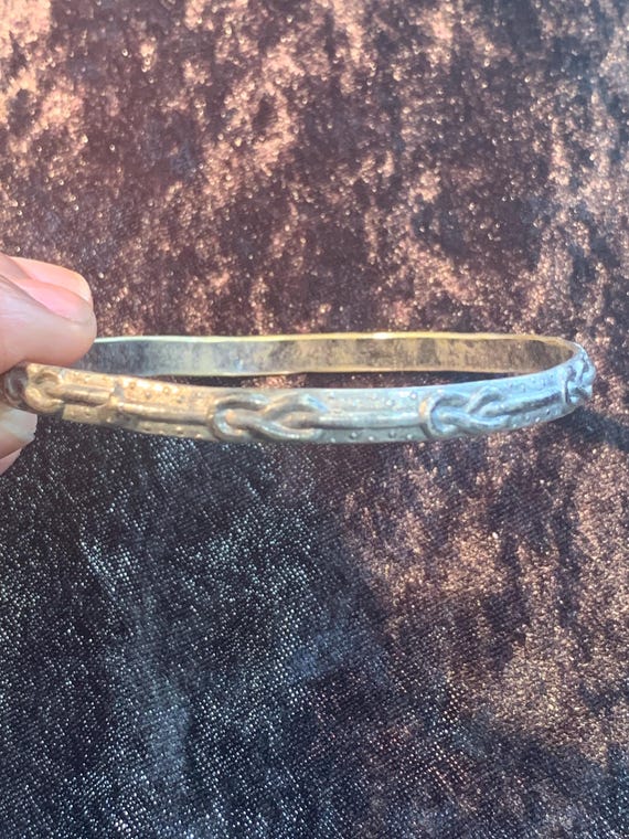 2 PC Lot Silverplated Bangles - image 3