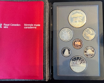 1985 Royal Canadian Mint 7-Coin Double Dollar Proof Set