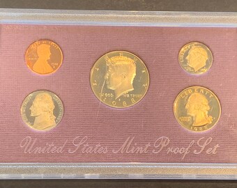 1988- S United States Mint Proof Set