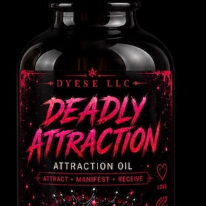 Deadly Attraction Oil – Extreme Magnetism and Desire | Love, Dates, Manifestation & Attraction Ritual Oil