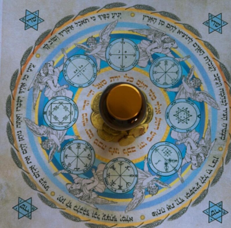 Hebrew Spells Wealth Oil • Sacred Hebrew Money Spell • Infused With Real Currency ...