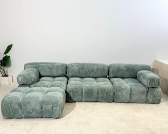 Handmade Baby Blue sofa set Fully customizable