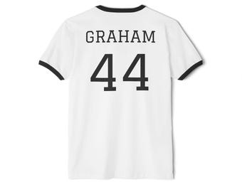 Camiseta de hockey de la Universidad Briar n.° 44 / Nombre y número personalizados / Regalo para aficionados al hockey universitario