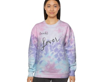 Sudadera con capucha tie-dye de la era de los amantes de los libros / Ropa para lectores de Romantasy