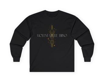 第四翼バイオレット・ソレンガイル長袖Tシャツ｜ロマンタシー・ドラゴンライダーアパレル