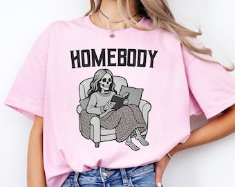 Camiseta del Club Antisocial Camiseta de Hogareño Camiseta de Esqueleto Introvertido Enfermedad Crónica Club de Hogareños Club de Madres Antisociales Camiseta Emo Gente Ew