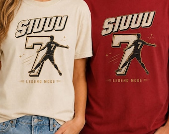 Camiseta de fútbol Legend Mode: el regalo perfecto para mamás y aficionados al fútbol.