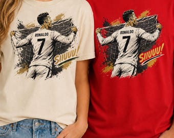 Camiseta de fútbol a la moda, regalo ideal para mamás futboleras: perfecta para el día del partido.