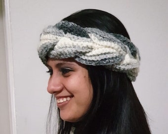 INSTANT DOWNLOAD The Interlaced Braided Headband -  Crochet Pattern