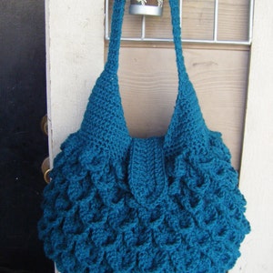 INSTANT DOWNLOAD Crochet Crocodile Bag Pattern image 1
