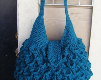 INSTANT DOWNLOAD Crochet Crocodile Bag - Pattern