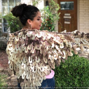 Hanging Crocodile Crochet Shawl Scarf- Only Pattern