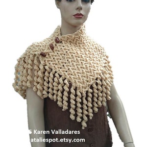 INSTANT DOWNLOAD Zigzag Curly Neck Warmer Scarf Crochet Pattern image 5