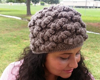 INSTANT DOWNLOAD Almonds Scales Crochet Hat Pattern