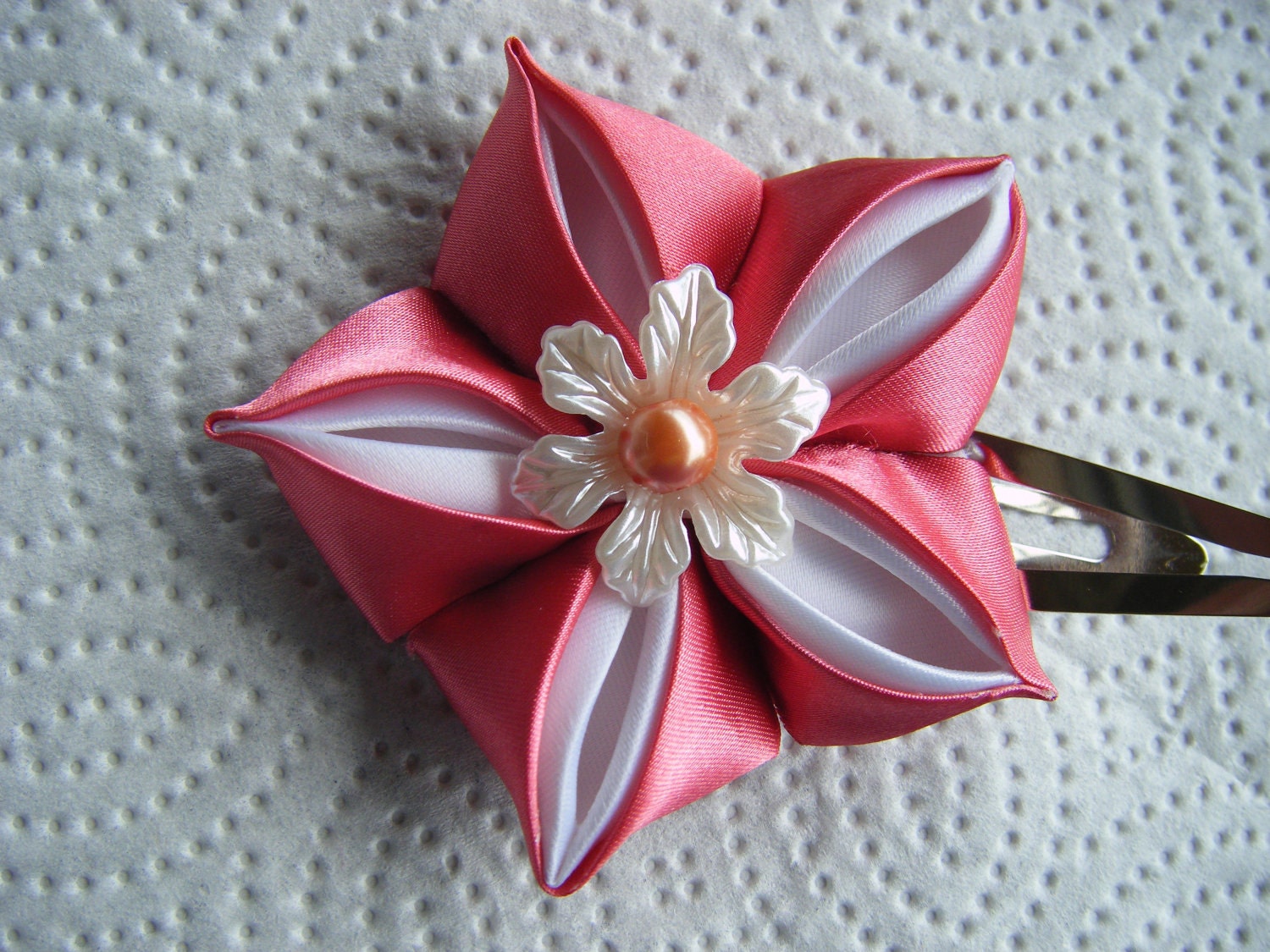 INSTANT DOWNLOAD 3 Kanzashi Flower Tutorials PDF Hair Etsy