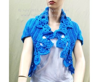 INSTANT DOWNLOAD Edge Bolero, Shrug, top, blouse or Sweater - Crochet Pattern