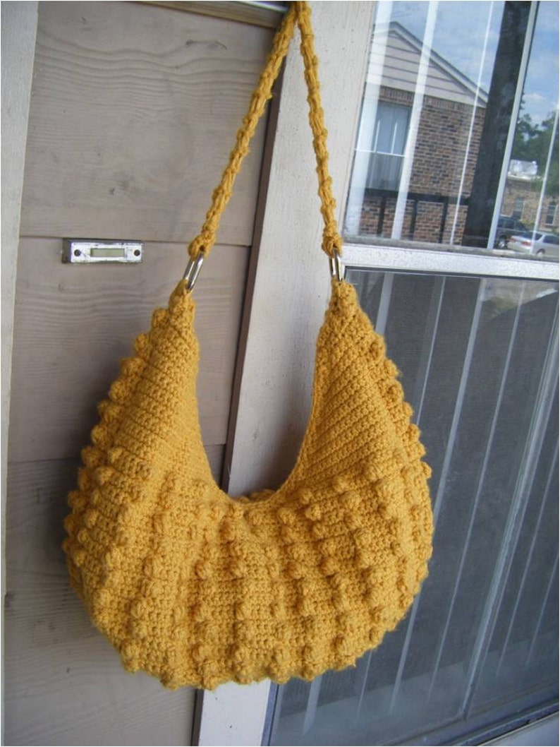 INSTANT DOWNLOAD Natalia Hobo Crochet Tote Bag Pattern - Etsy