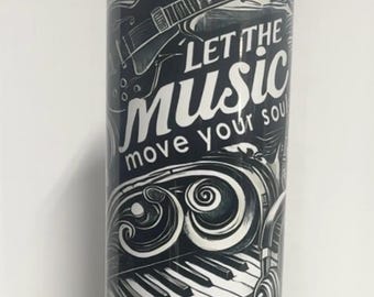Love of Music-- 20 oz skinny tumbler