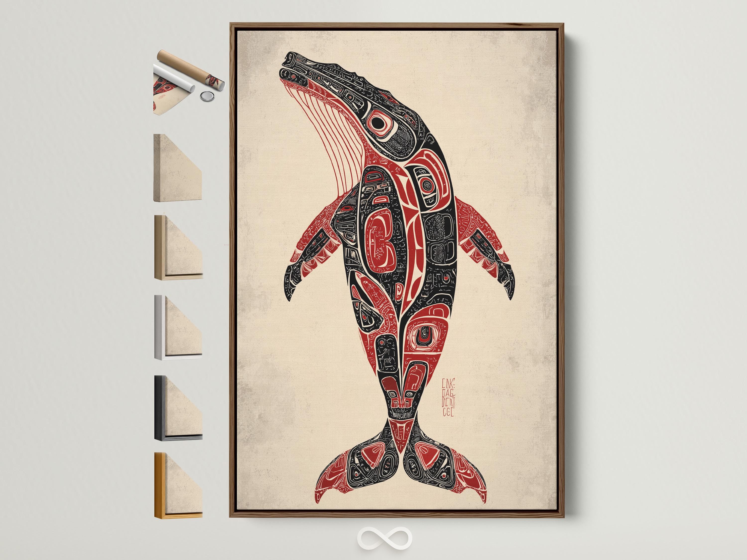 Native Whale Art - Etsy, image size:3000x2250