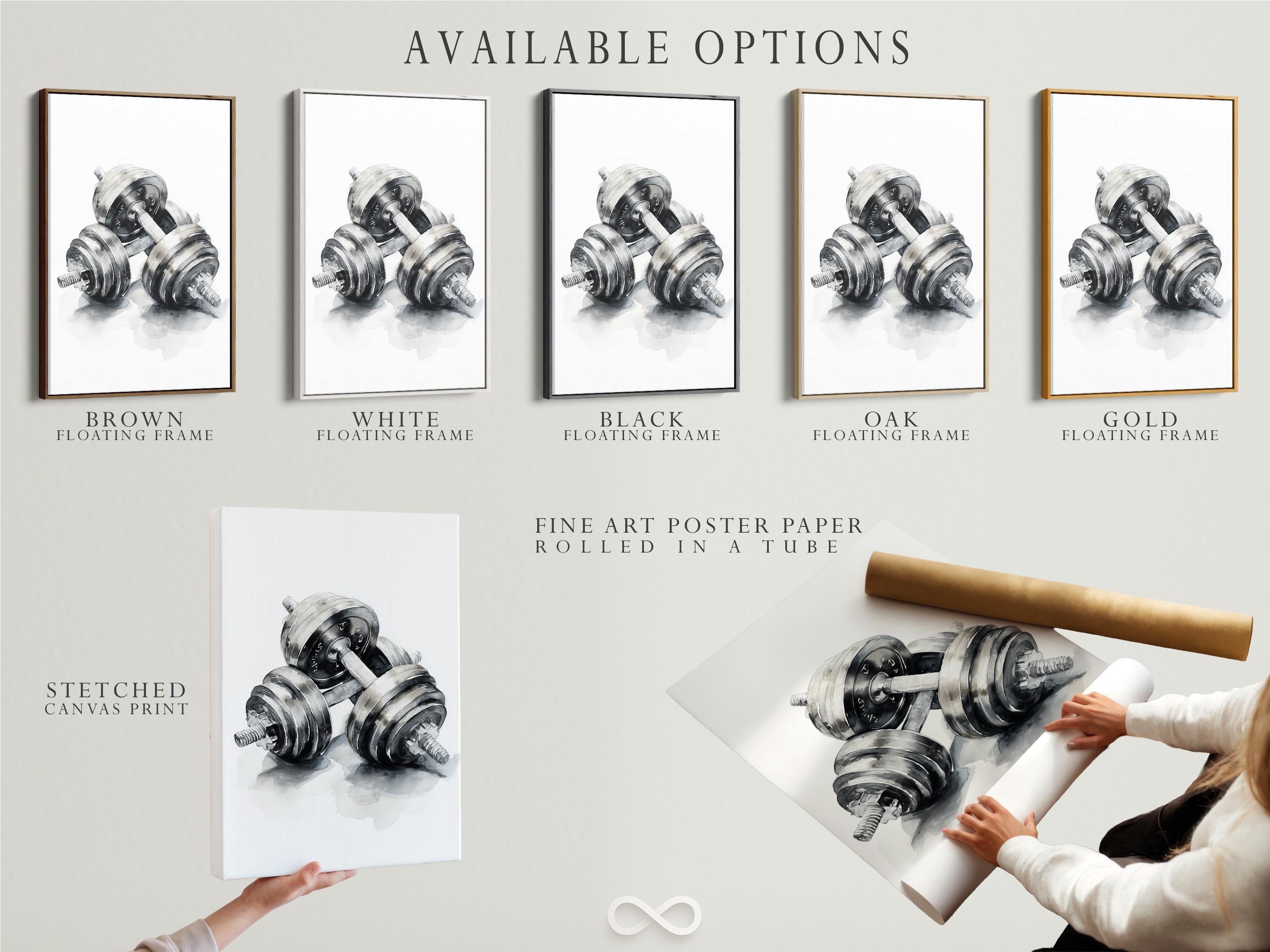 Monochrome weightlifting illustration of a barbell with stacked plates and smoky shading detail view