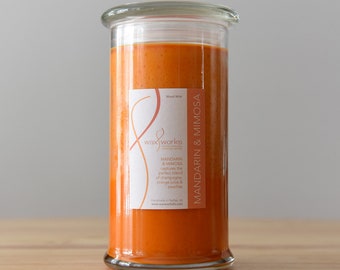 17 oz Mandarin Mimosa Soy Jar Candle