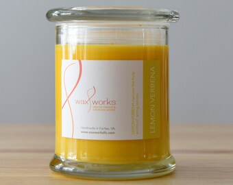 9 oz Lemon Verbena Soy Jar Candle