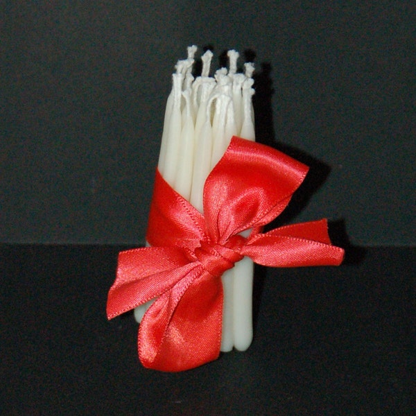 Set of 24 All Natural Soy Birthday Candles