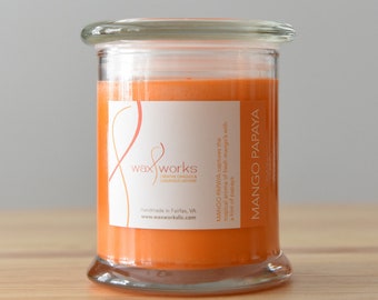 9 oz Mango Papaya Soy Jar Candle