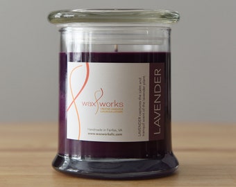 9 oz Lavender Soy Jar Candle