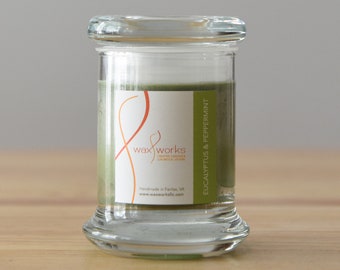 2 oz Eucalyptus and Peppermint Soy Jar Candle