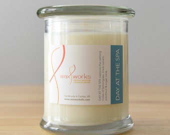 9 oz  Day at the Spa Soy Jar Candle