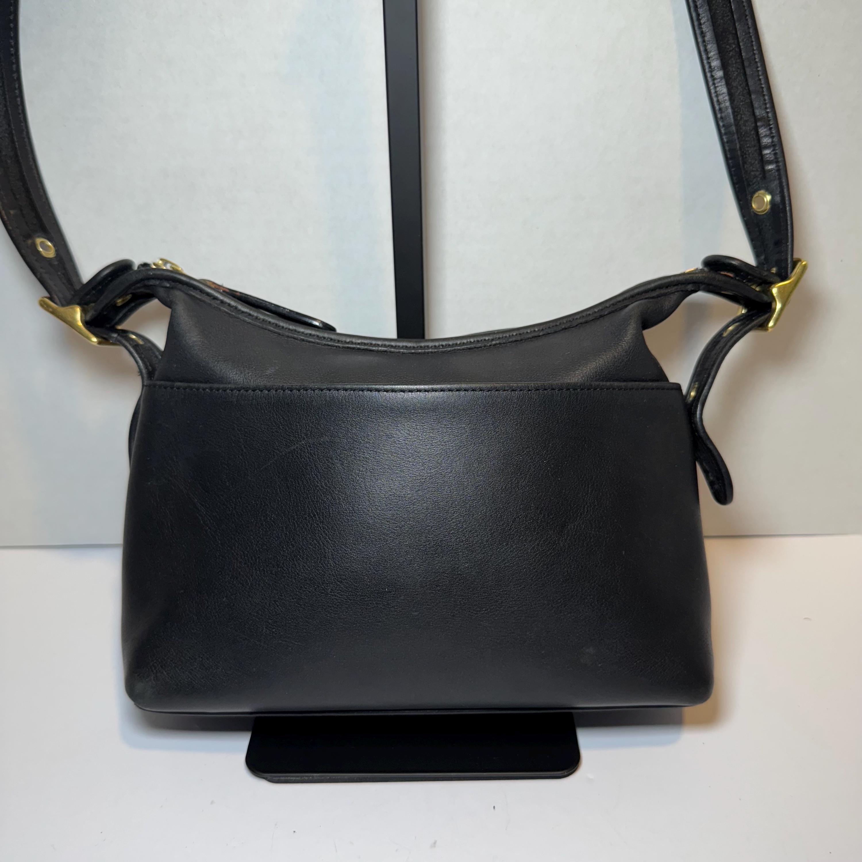Vintage COACH Legacy Small Pocket Zip Bag #K3Z-9136 Black  display picture 1