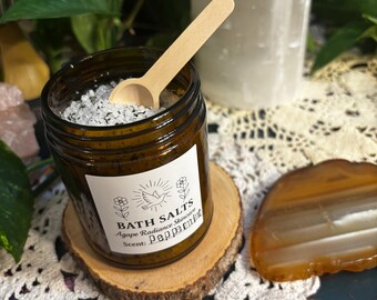 2oz Bath Salts + Herbs- All Natural, Handmade