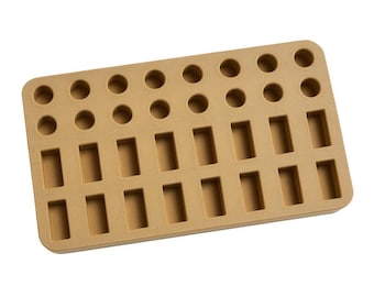 Se adapta a Stockmar Filana 16 crayones y 16 ranuras para soporte de bloques Montessori Waldorf Toy CUALQUIER COLOR