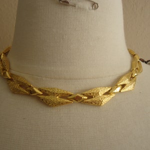 Link Choker Necklace, Gold Tone, 16 1/2"