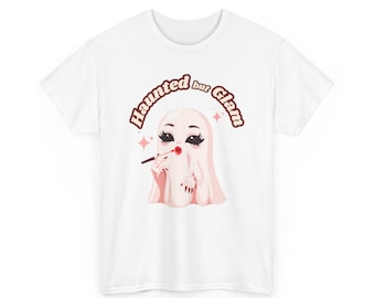 Haunted but Glam Ghost Shirt | Cute Halloween T-Shirt