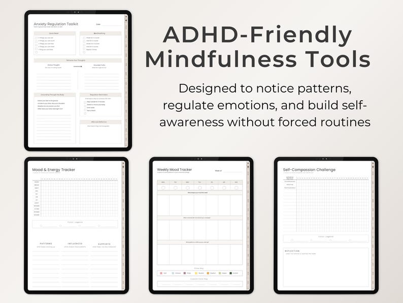 2026 ADHD Digital Planner for iPad | Hyperlinked PDF, Goodnotes - Etsy