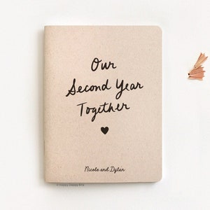 Our Second Year Together Scrapbook Album, Second Year Wedding