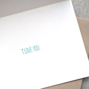 Cute Valentines Day Card Guess What I Love You Speech Bubble Couples Valentine's Day Card image 2