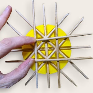 Weaving Pattern Template STL | Easy Tool for Basket Patterns | 3D Printable Mold | Wicker & Rattan | Instant Download